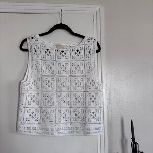 Sézane Lysiane Crochet Jumper